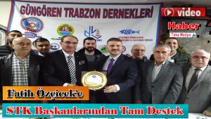 Güngören'de Fatih Özçicek'e Tam Destek