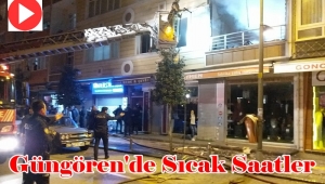 Güngören'de Yangın Bir Ev Kullanılamaz Hale Geldi
