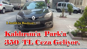 Kaldırımlara Park Edene Ceza Geliyor