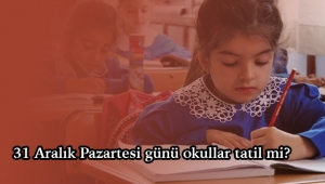 31 Aralık Pazartesi Güngören'de okullar tatil mi