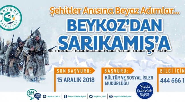 Beykoz’dan Sarıkamış’a Beyaz Adımlar