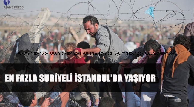 EN FAZLA SURİYELİ İSTANBUL’DA YAŞIYOR