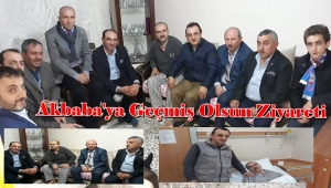 Gazeteci Mustafa Akbaba'ya Geçmiş Olsun Ziyareti