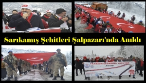 TRABZON SİS DAĞI'NDA SARIKAMIŞ ŞEHİTLERİ ANILDI