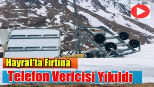 Hayrat'ta Rüzgar ve Fırtına Hasara Yol Açtı