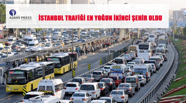 İSTANBUL TRAFİĞİ EN YOĞUN İKİNCİ ŞEHİR OLDU