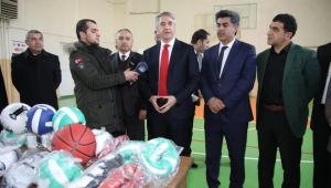 OKULLARA SPOR MALZEMESİ DESTEĞİ