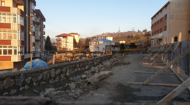 Vakfıkebir'de imar yolu yapılıyor