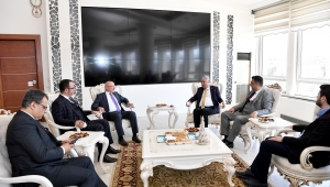 TÜRK AMERİKAN İŞ ADAMLARI DERNEĞİNDEN BAŞKAN POLAT'A ZİYARET