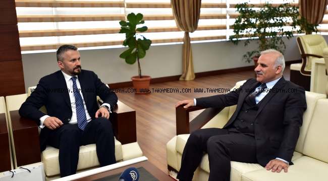 BAŞKAN ZORLUOĞLU, ROMANYA ANKARA BÜYÜKELÇİSİ ŞOPANDA'YI KABUL ETTİ