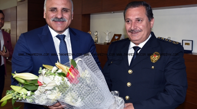 EMNİYET MÜDÜRÜ ÇEVİK’TEN BAŞKAN ZORLUOĞLU’NA HAYIRLI OLSUN ZİYARETİ