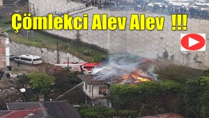 Trabzon'da Yangın Korkuttu