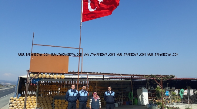 ZABITA BAYRAĞA SAHİP ÇIKTI