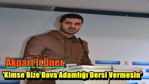 Akparti'li Ercan Üner'Nerden İnce İse Ordan Kopsun