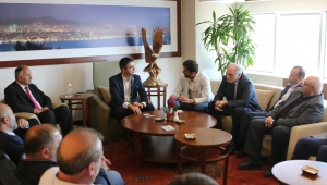  KARADENİZLİLERTEK YÜREK BAŞKAN GÖKHAN YÜKSEL'İ ZİYARET ETTİ