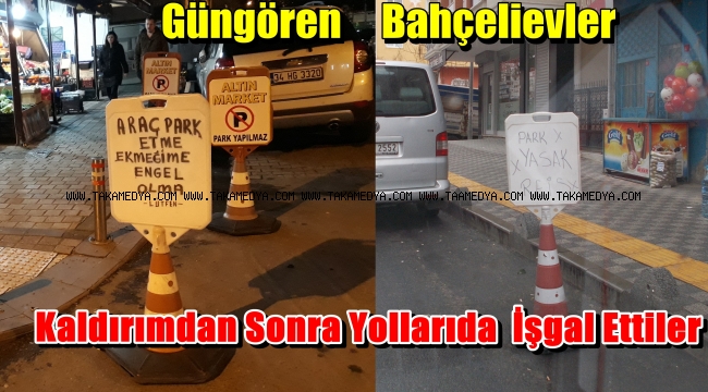 Esnaf Yollara Barikat Kurdu Zabıta Nerede