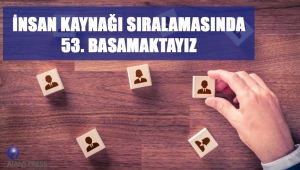 İNSAN KAYNAĞI SIRALAMASINDA 53. BASAMAKTAYIZ