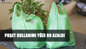 POŞET KULLANIMI YÜZE 80 AZALDI