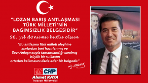 LOZAN BARIŞ ANTLAŞMASI TÜRK MİLLETİ’NİN BAĞIMSIZLIK BELGESİDİR