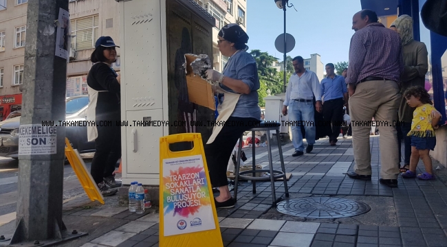 TRABZON SOKAKLARI SANATLA GÜZELLEŞİYOR