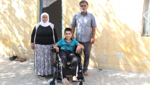 ABDULKADİR, OKULUNA ARTIK AKÜLÜ SANDALYESİ İLE GİDECEK