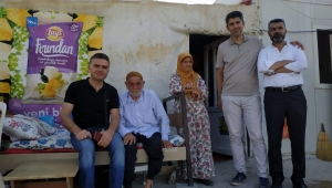 ADIYAMANLILAR VAKFI ANKARA ŞUBESİ, SAMSATLI DEPREMZEDELERİ BAYRAMDA YALNIZ BIRAKMADI