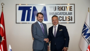 HAZİNE VE MALİYE BAKANI ALBAYRAK TİM'İ ZİYARET ETTİ