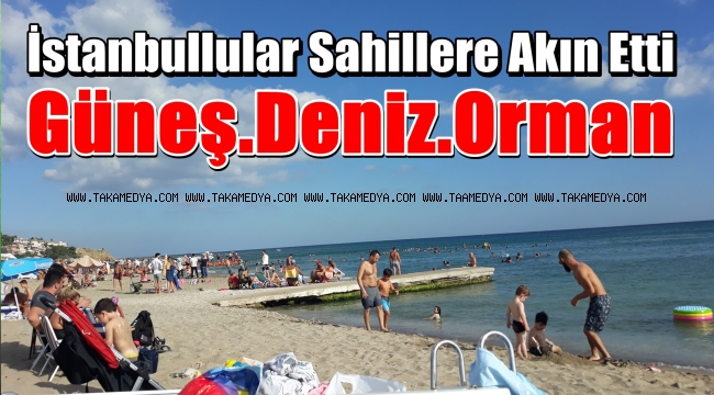 İstanbul'da Kalanlar Sahillere Koştu