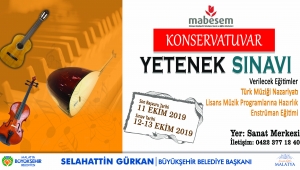 BÜYÜKŞEHİR BELEDİYE KONSERVATUVARI’NA ÖĞRENCİ ALIMI