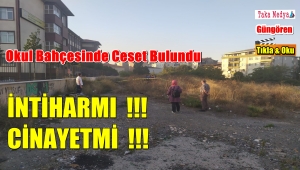 Güngören'de Okul Yanında Çocuklar Ceset Buldu...