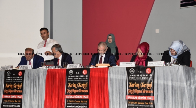 Kuran’ı Kerim’i Güzel Okuma Kadınlar Yarışması Türkiye Finali Manisa’da Yapıldı 