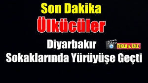 Ülkücüler Diyarbakır Sokaklarında Yürüyor