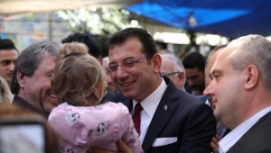 BAŞKAN İMAMOĞLU, HAZNEDAR PAZARI'NDA VATANDAŞLARLA BULUŞTU