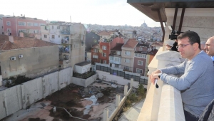 BAŞKAN İMAMOĞLU'NDAN RECEP TAYYİP ERDOĞAN İMAM HATİP LİSESİ ÇATISINDAN BALAT İNCELEMESİ