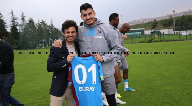 BURAY TRABZONSPORLU FUTBOLCULARLA BİRARAYA GELDİ