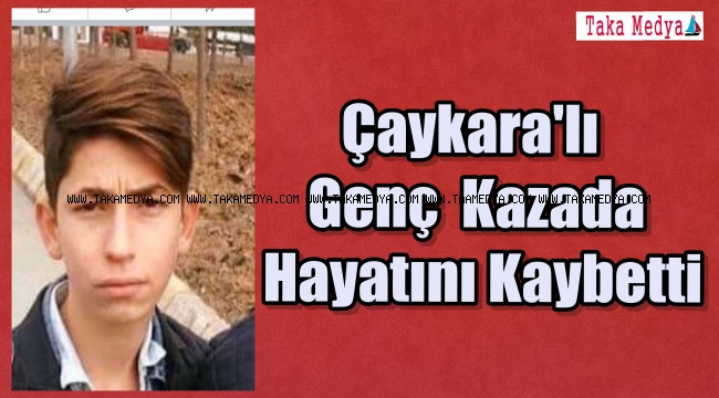 Trabzon'lu Ümit Şen Kazada Hayatını Kaybetti