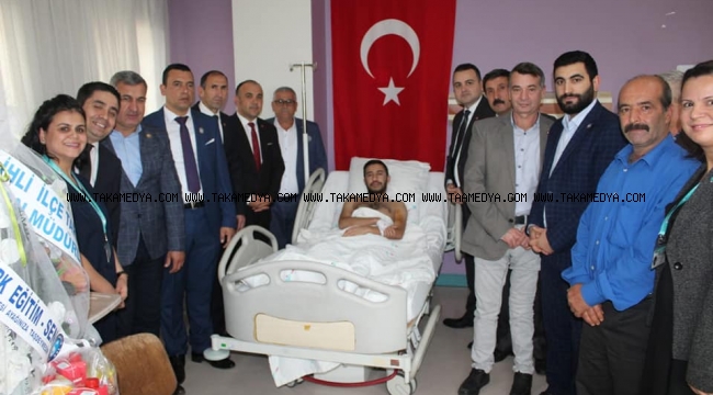 Gazi Teğmen Haşim Alpaslan'a ziyaret