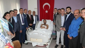 Gazi Teğmen Haşim Alpaslan'a ziyaret