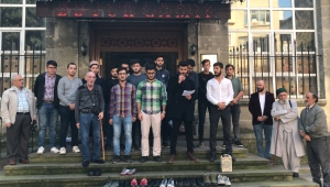 TÜGVA'lı gençler İsrail'e tepki gösterdi