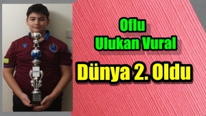 Trabzonlu Ulukan Vural Dünya 2. Oldu