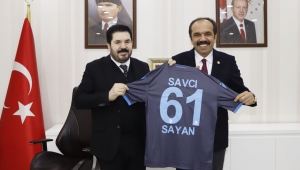 AĞRI BELEDİYE BAŞKANI SAYAN'I ZİYARET ETTİLER!