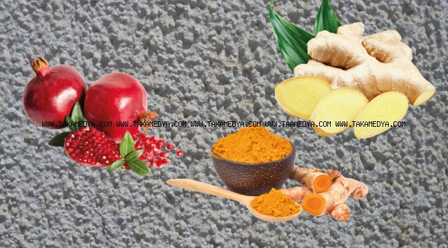  Gribe karşı, nar kabuğu, zencefil, zerdeçal kalkanı