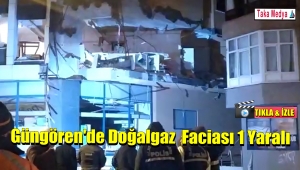 Güngören'de Doğalgaz Patlaması 1 Yaralı
