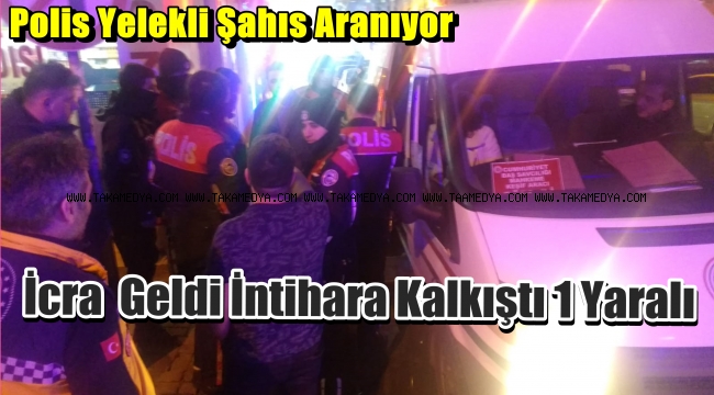 Güngören'de İcralık Vatandaş İntihara Kalkıştı 1 Kişi Yaralı