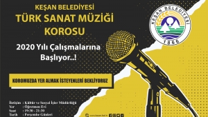 Keşan Belediyesi TSM Korosu 2020 yılı çalışmalarına başlıyor