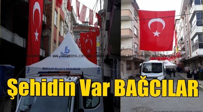 İdlip şehidi Uzman Onbaşı Ahmet Alparslan'ın şehit ateşi Bağcılar'a düştü