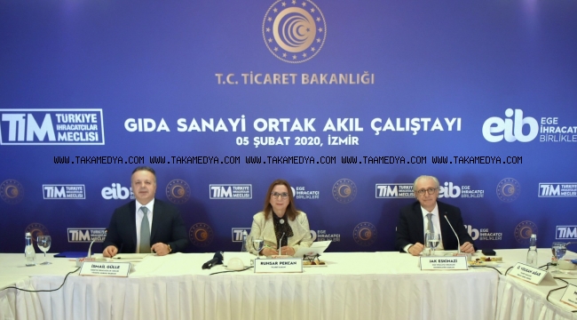 Ticaret Bakanı Ruhsar Pekcan'dan Gıda ihracatçılarına açık çek