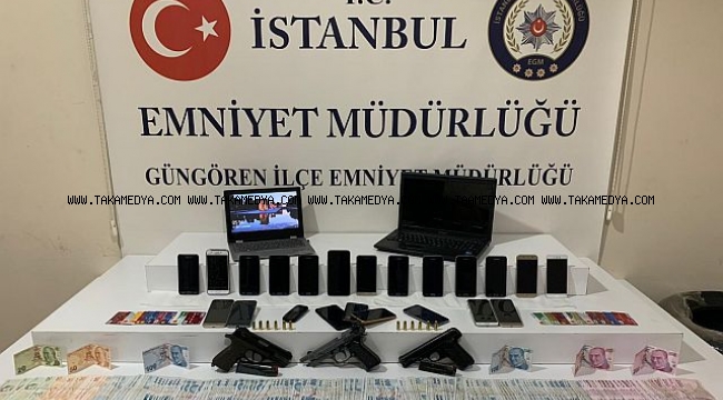Güngören!de Milyonluk Bahis Çetesi Çökertildi