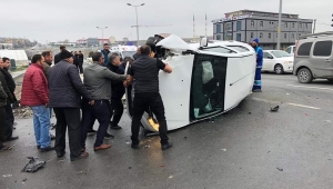 Takla Atan Araçtan Mucize Kurtuluş