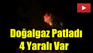 Güngören'de Doğalgaz Patlaması 4 Yaralı